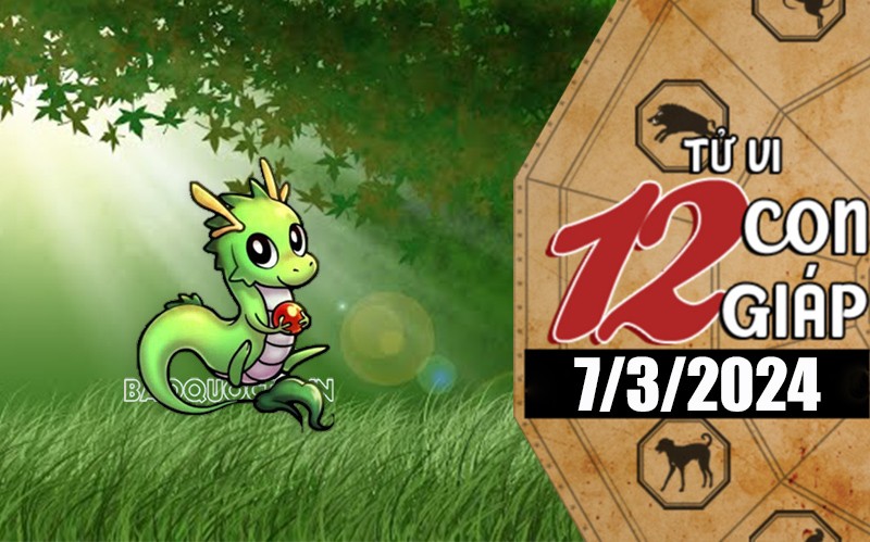 Tử vi hôm nay, xem tử vi 12 con giáp hôm nay ngày 7/3/2024: Tuổi Thìn công việc thăng tiến
