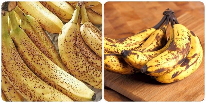 Chuối quá chín rất tốt cho sức khoẻ