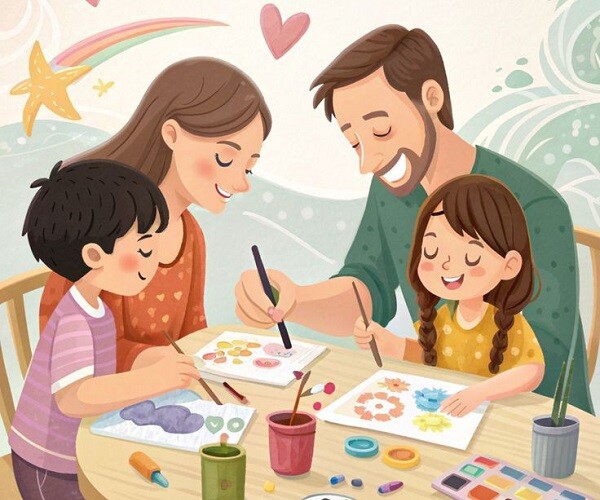 Bố mẹ yêu thương con đúng cách để cả nhà hòa thuận, cuộc sống sung túc - 1