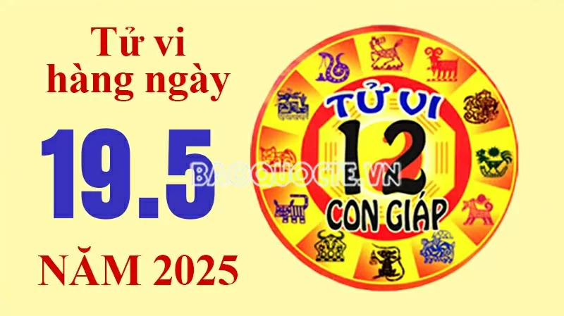 Tử vi hôm nay, xem tử vi 12 con giáp hôm nay ngày 19/5/2025: