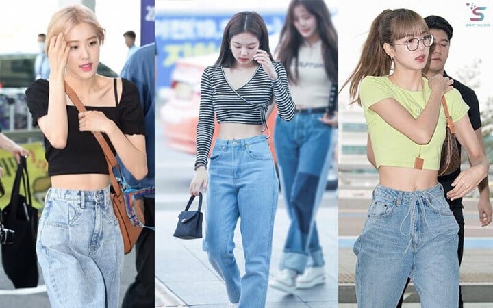 Áo crop top mặc với quần gì, váy gì hợp? - Ảnh 1.