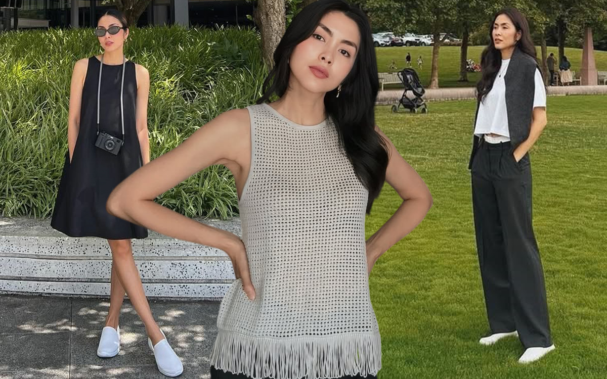 Hà Tăng diện đi diện lại 1 kiểu giày mà vẫn đẹp chuẩn style "old money"- Ảnh 1.