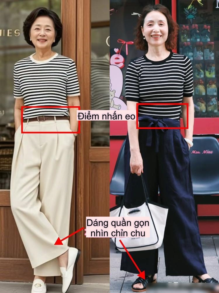 Phụ nữ trung niên muốn mặc đẹp trẻ trung, hãy thử ngay những kiểu phối đồ này- Ảnh 12.