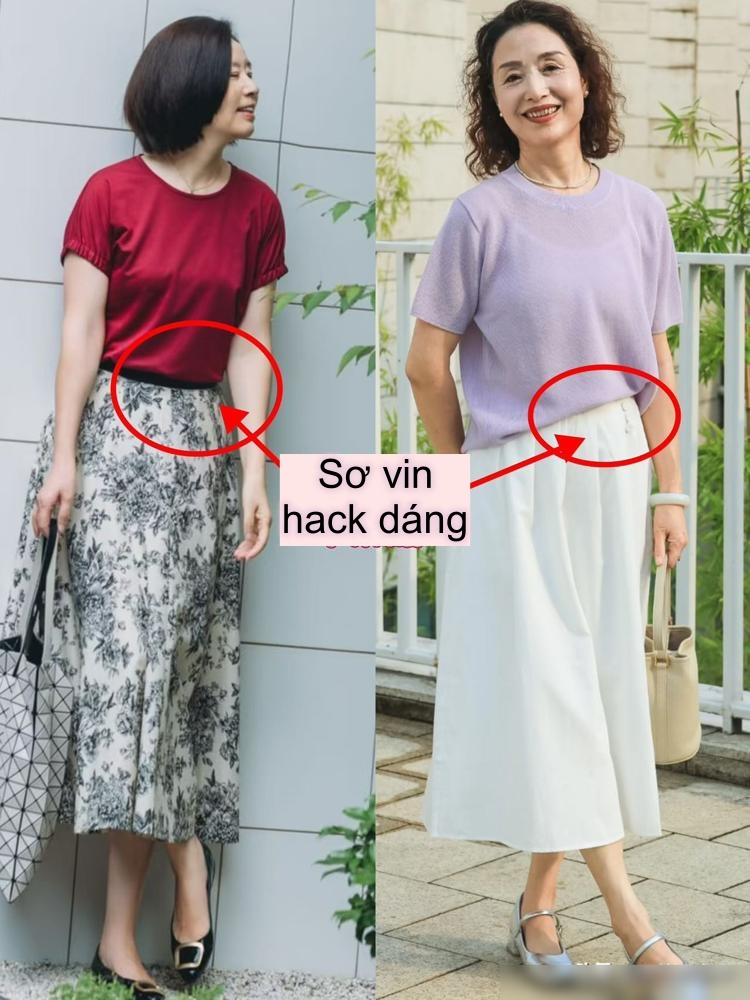 Phụ nữ trung niên muốn mặc đẹp trẻ trung, hãy thử ngay những kiểu phối đồ này- Ảnh 3.