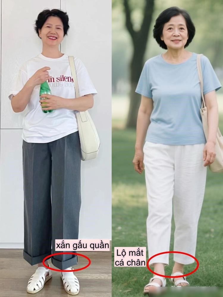 Phụ nữ trung niên muốn mặc đẹp trẻ trung, hãy thử ngay những kiểu phối đồ này- Ảnh 4.