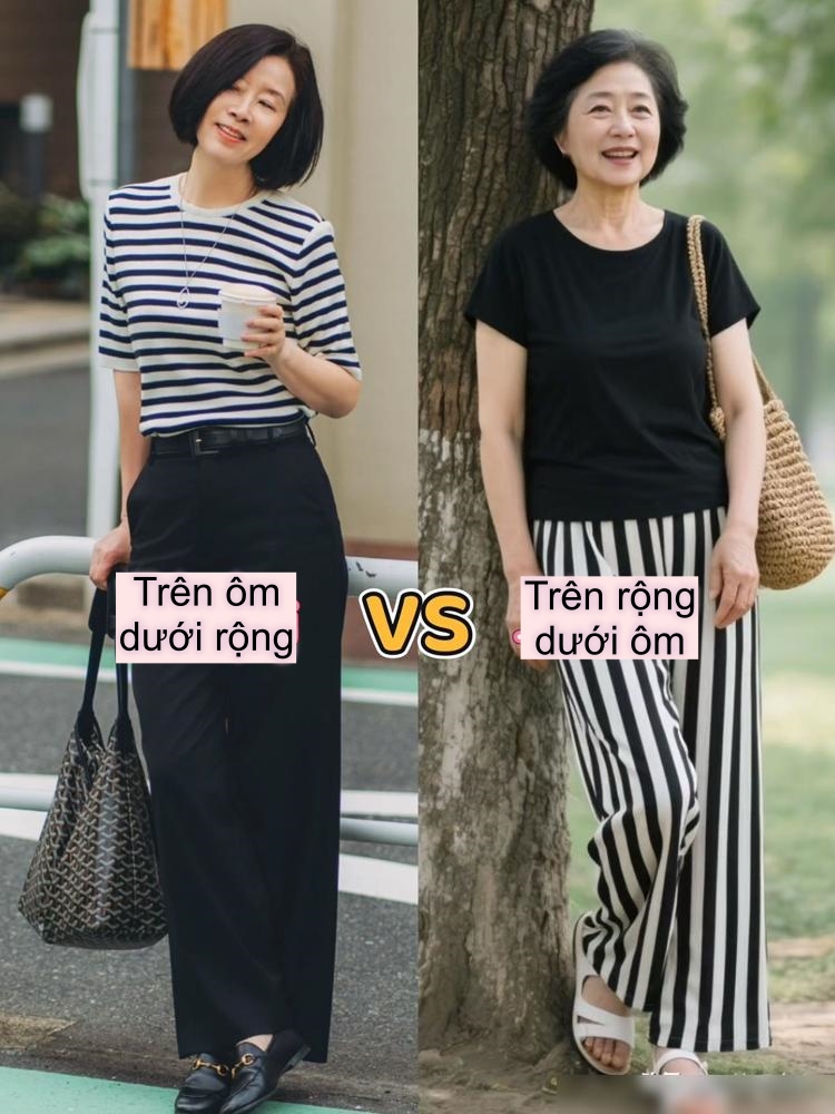 Phụ nữ trung niên muốn mặc đẹp trẻ trung, hãy thử ngay những kiểu phối đồ này- Ảnh 9.