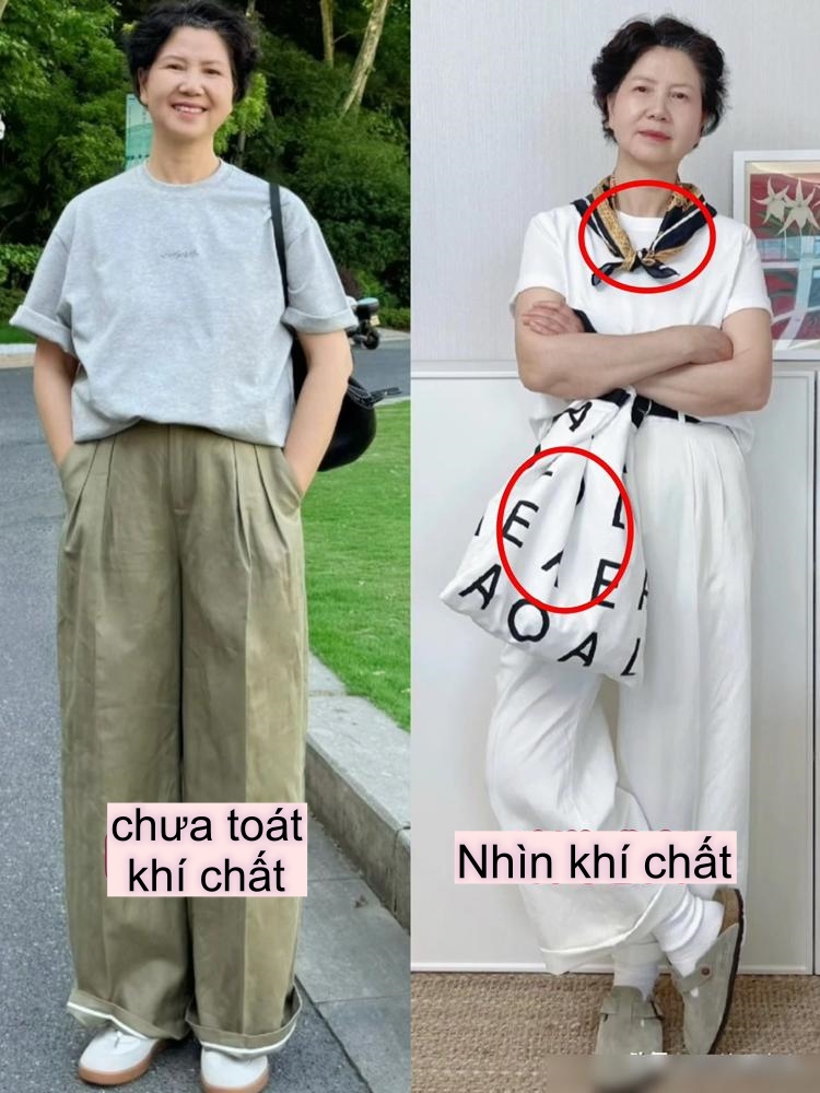 Phụ nữ trung niên muốn mặc đẹp trẻ trung, hãy thử ngay những kiểu phối đồ này- Ảnh 10.