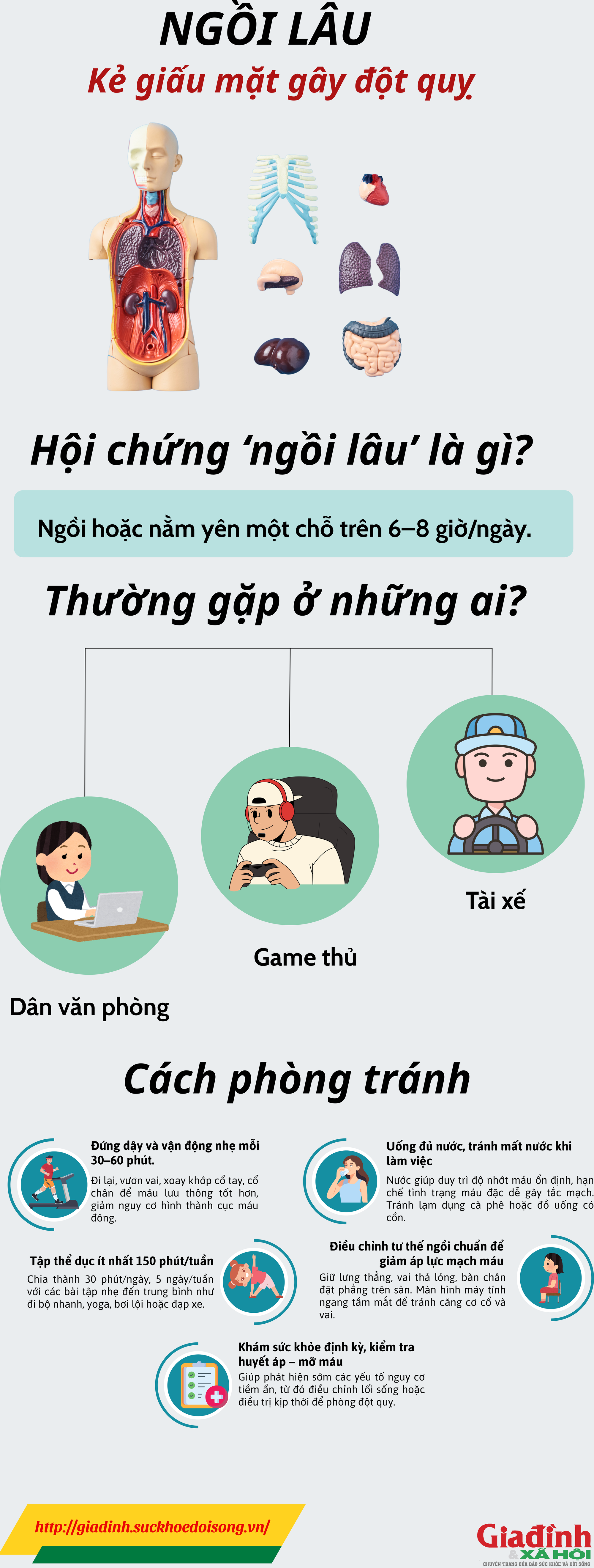 Đột quỵ và hội chứng ‘ngồi lâu’: Nguy hiểm hơn bạn tưởng - Ảnh 1.