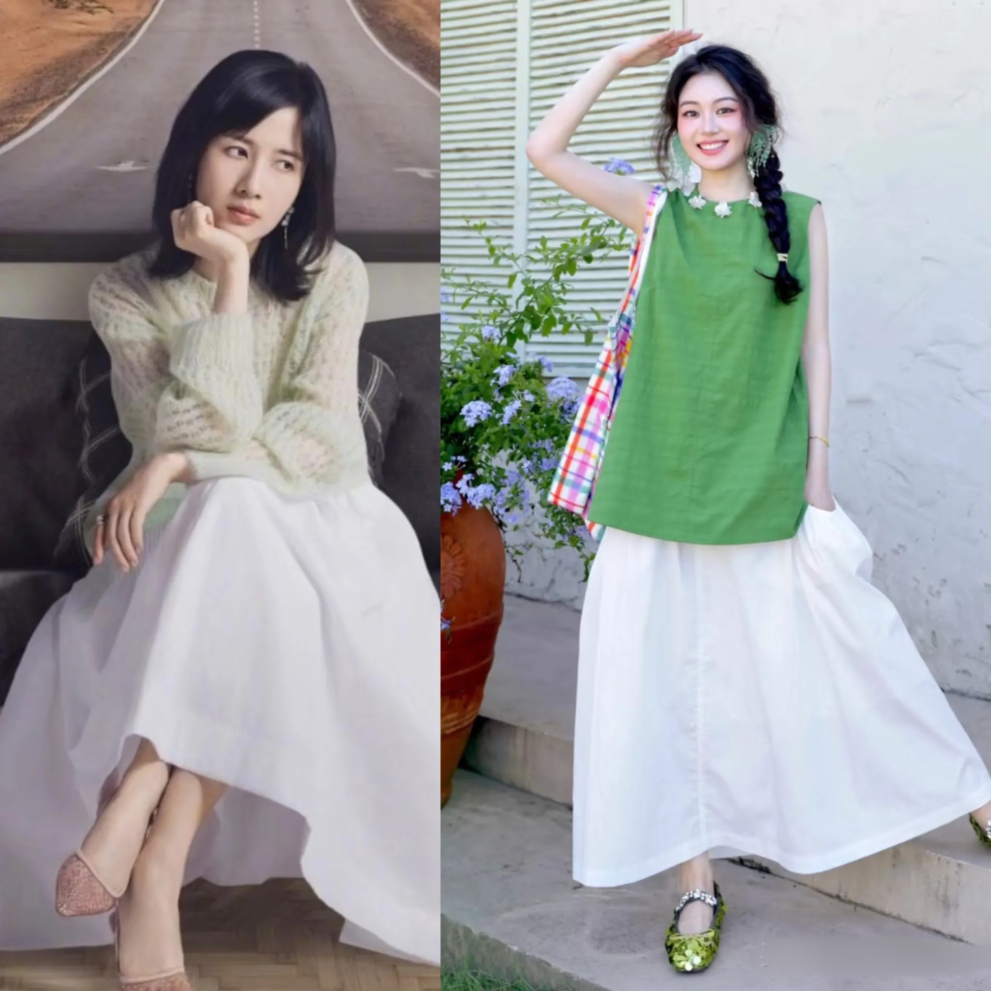 Theo đuổi phong cách Old Money, nhất định bạn cần sắm một chiếc váy trắng, mặc lên sang trọng và đẹp nhẹ bẫng- Ảnh 10.