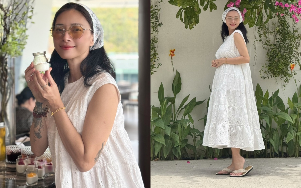 Ngô Thanh Vân cuối thai kỳ rất mê 1 kiểu váy, vừa thoải mái lại vừa kiêu sa như nữ thần- Ảnh 5.