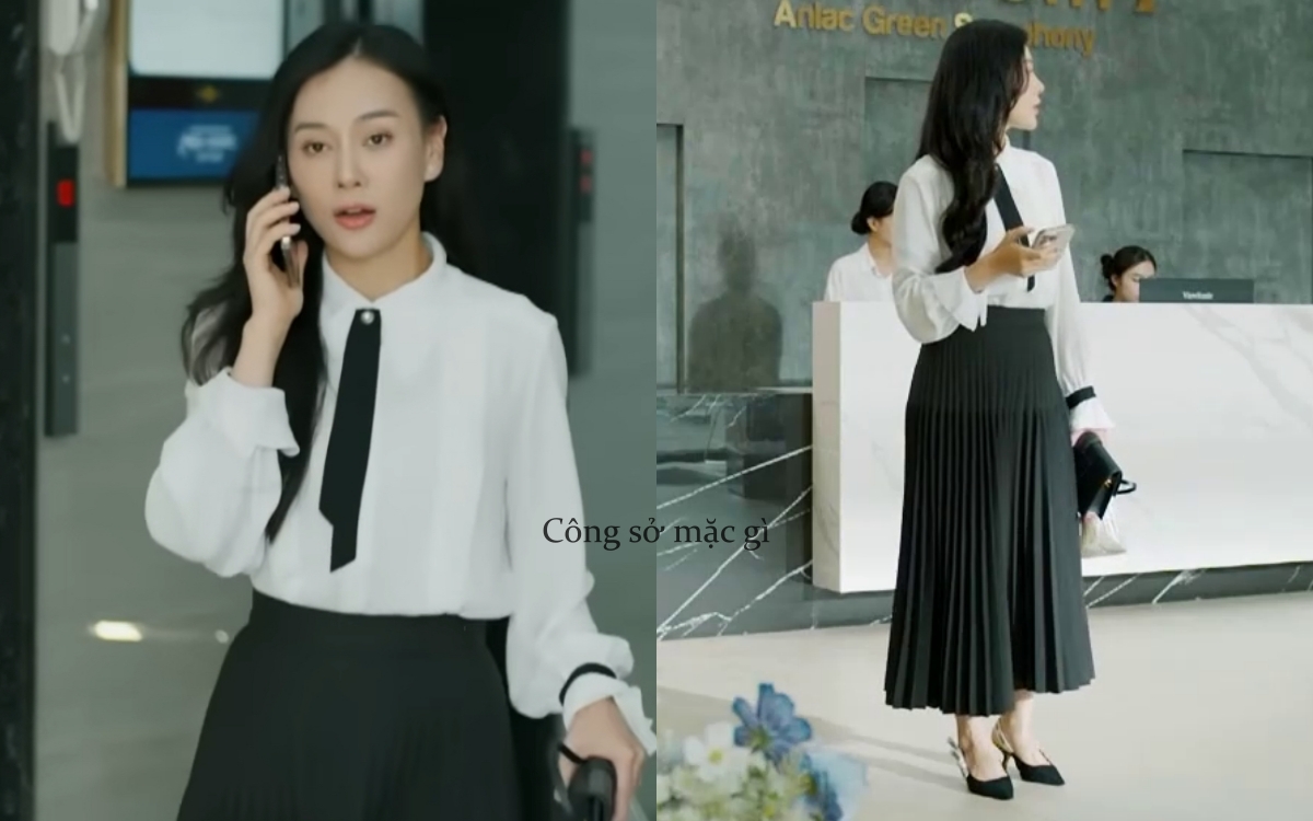 Phương Oanh thăng hạng phong cách, có cả loạt set đồ công sở đẹp mê trong phim mới- Ảnh 3.