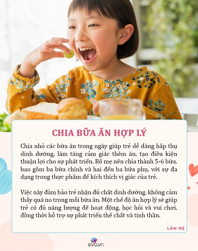 5 nguyên tắc "đòn bẩy" trong bữa ăn để con tăng cân "vù vù" - 3