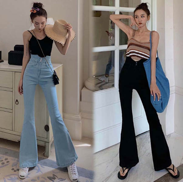 Các cách mix đồ với quần ống loe mặc thật sành điệu - Ảnh 4. Các cách mix đồ với quần ống loe mặc thật sành điệu - Ảnh 4.