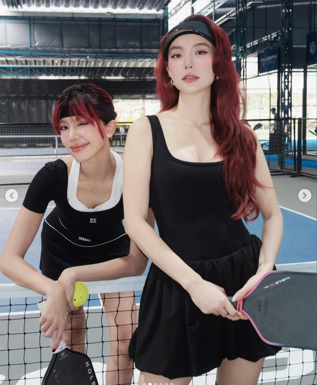 Thời trang pickleball của Minh Hằng: Năng động , tinh tế và tràn đầy năng lượng - Ảnh 5. Thời trang pickleball của Minh Hằng: Năng động , tinh tế và tràn đầy năng lượng - Ảnh 5.