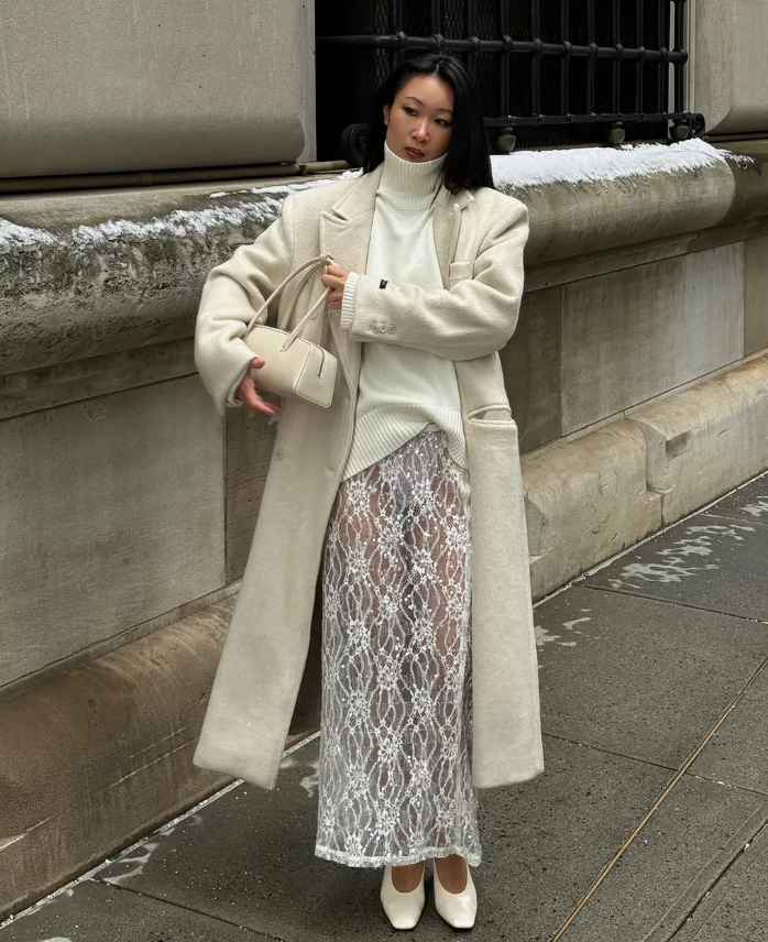Công thức phối đồ thời thượng cùng áo khoác màu kem - Ảnh 10.