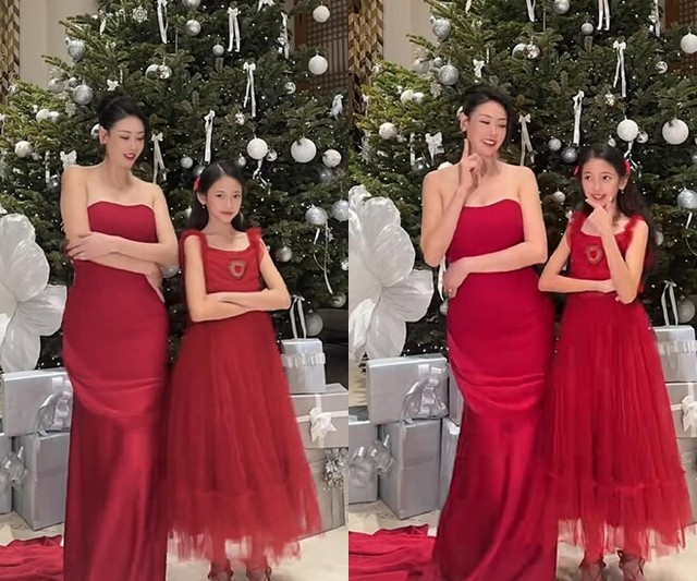 Hoa hậu Hà Kiều Anh và con gái Viann diện đồ sang chảnh đón Giáng sinh - Ảnh 12. Hoa hậu Hà Kiều Anh và con gái Viann diện đồ sang chảnh đón Giáng sinh - Ảnh 12.